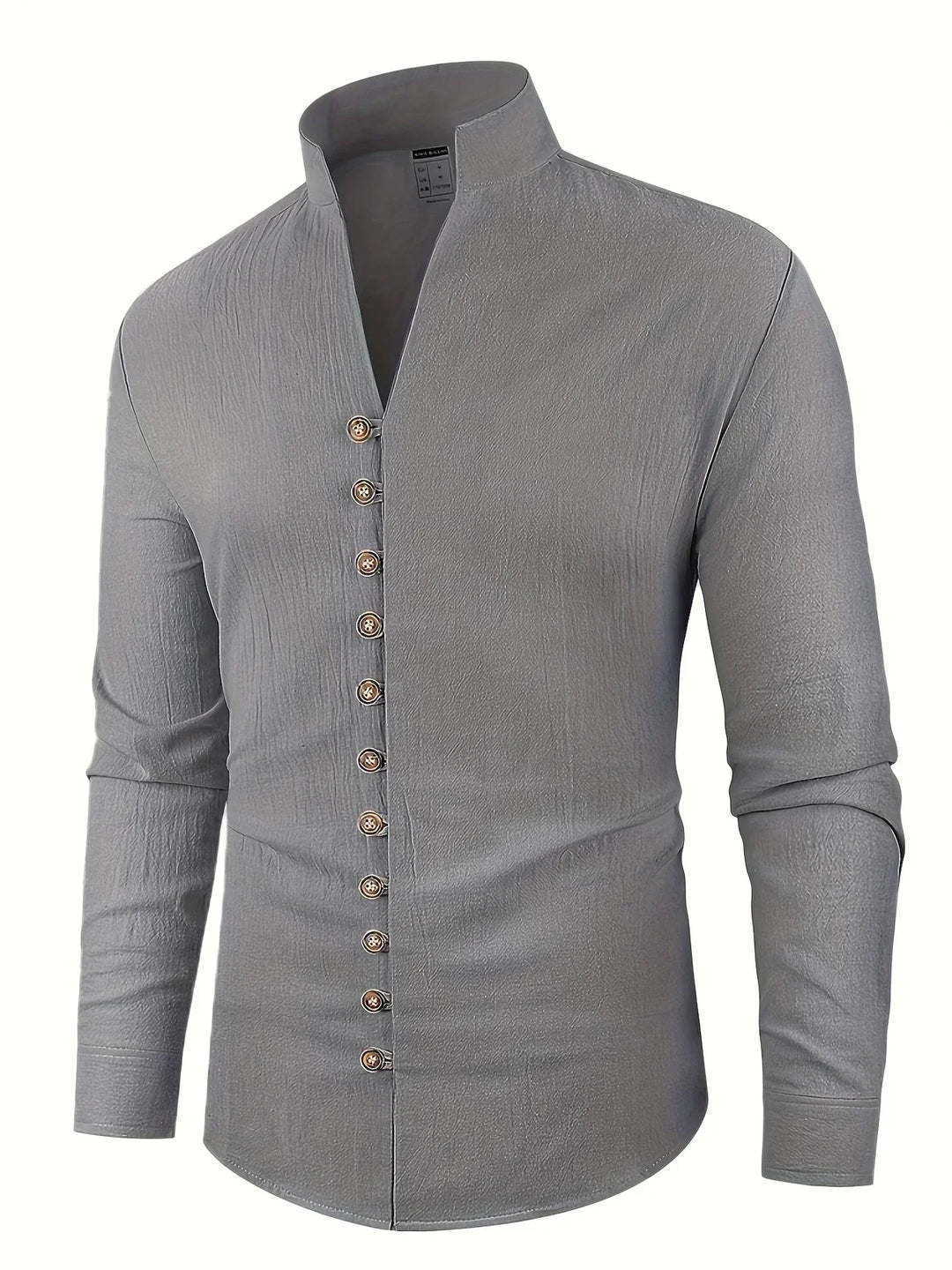 Camicia leggera in cotone a maniche lunghe