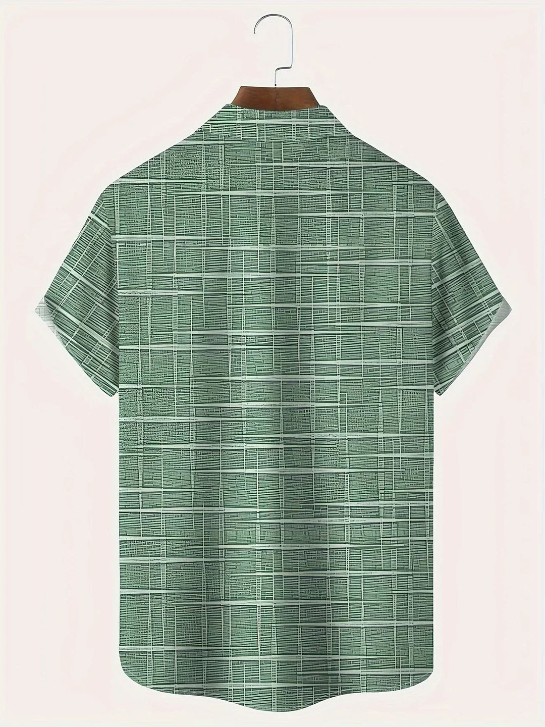 Camicia elegante a righe e quadri