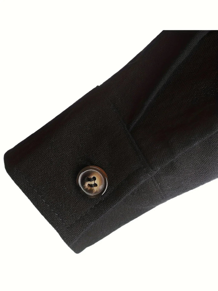 Camicia leggera in cotone a maniche lunghe