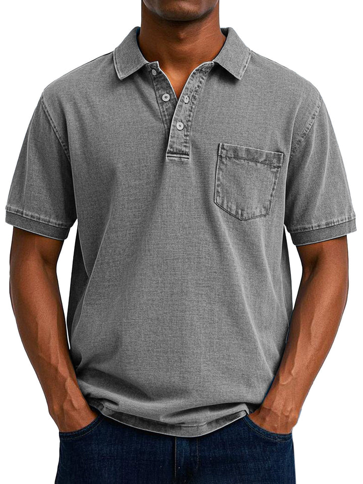 Polo Vintage Casual da Uomo
