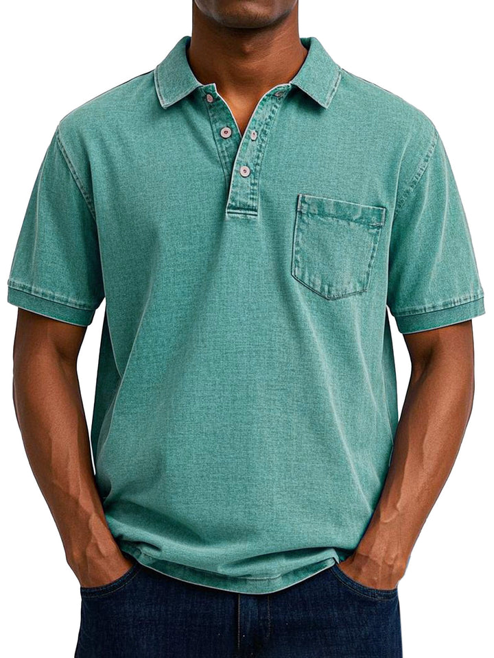 Polo Vintage Casual per Uomo