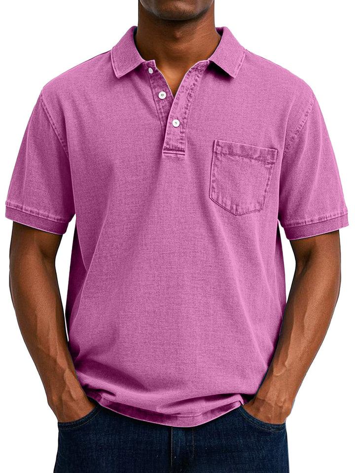 Polo Vintage Casual da Uomo