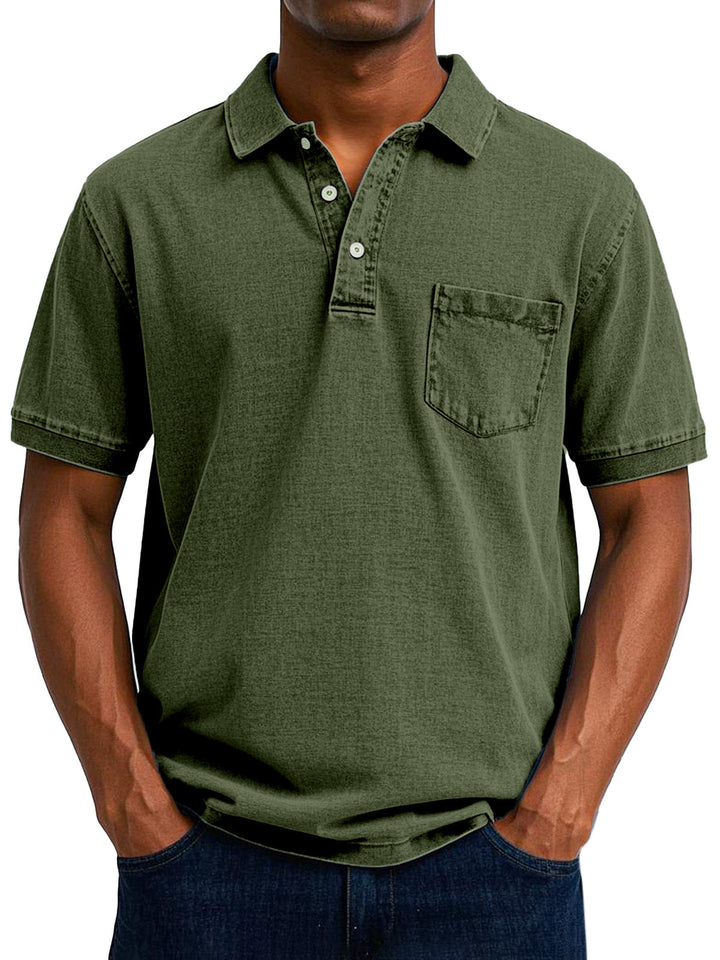 Polo Vintage Casual da Uomo