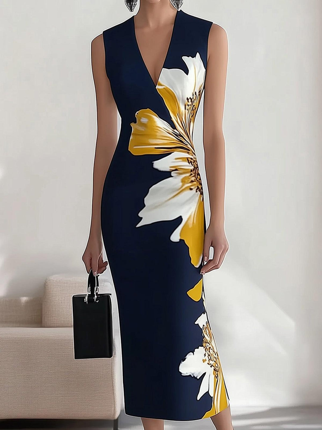 Lily | Abito Midi Elegante da Festival Glamour da Spiaggia