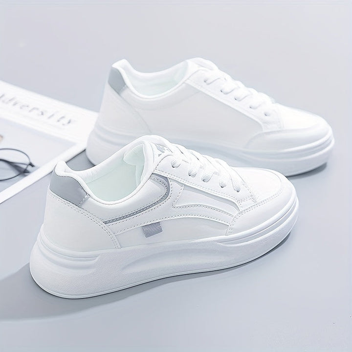 Sneakers bianche chic comfort leggero
