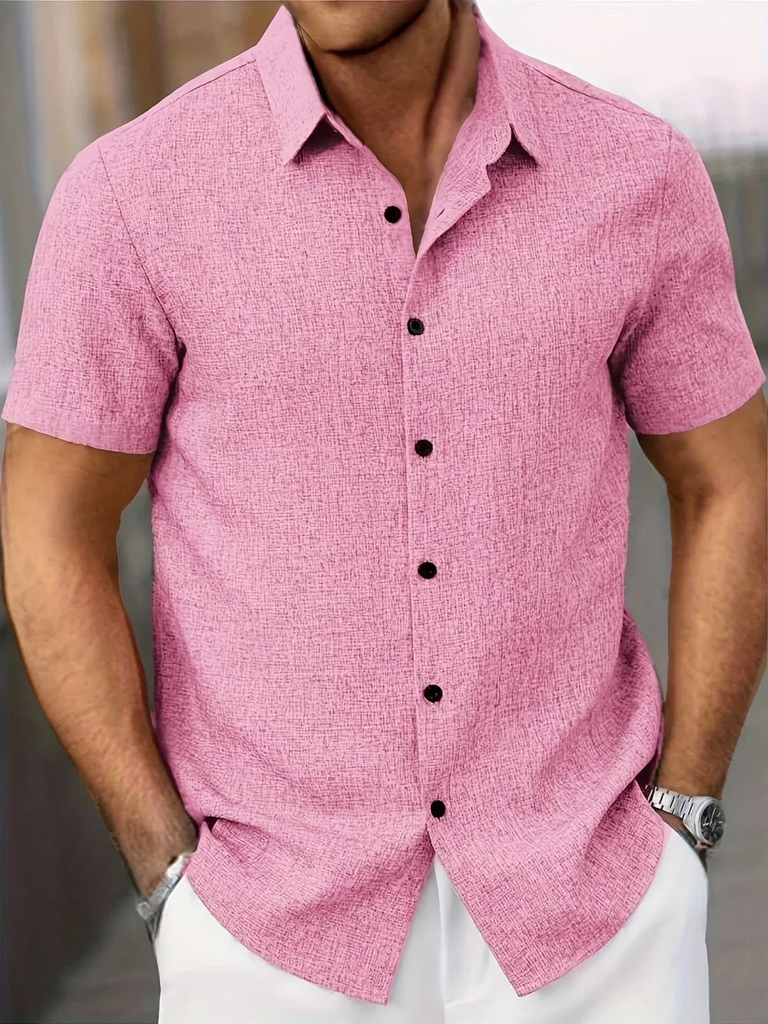 Lenoir | Camicia Elegante a Maniche Corte