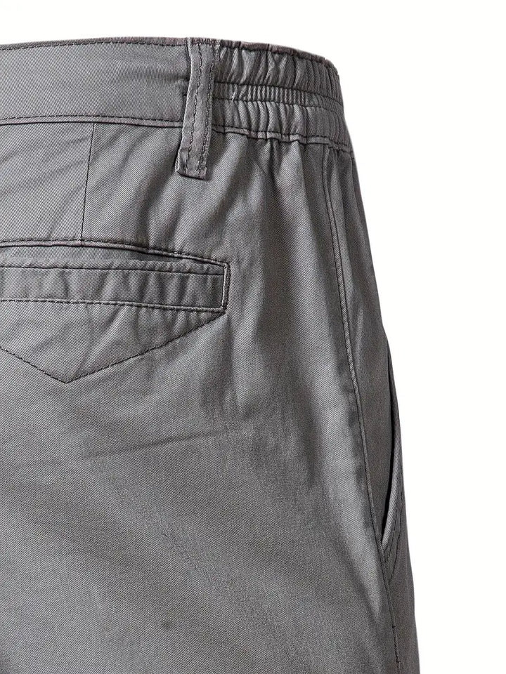 Pantaloni corti in cotone con tasche