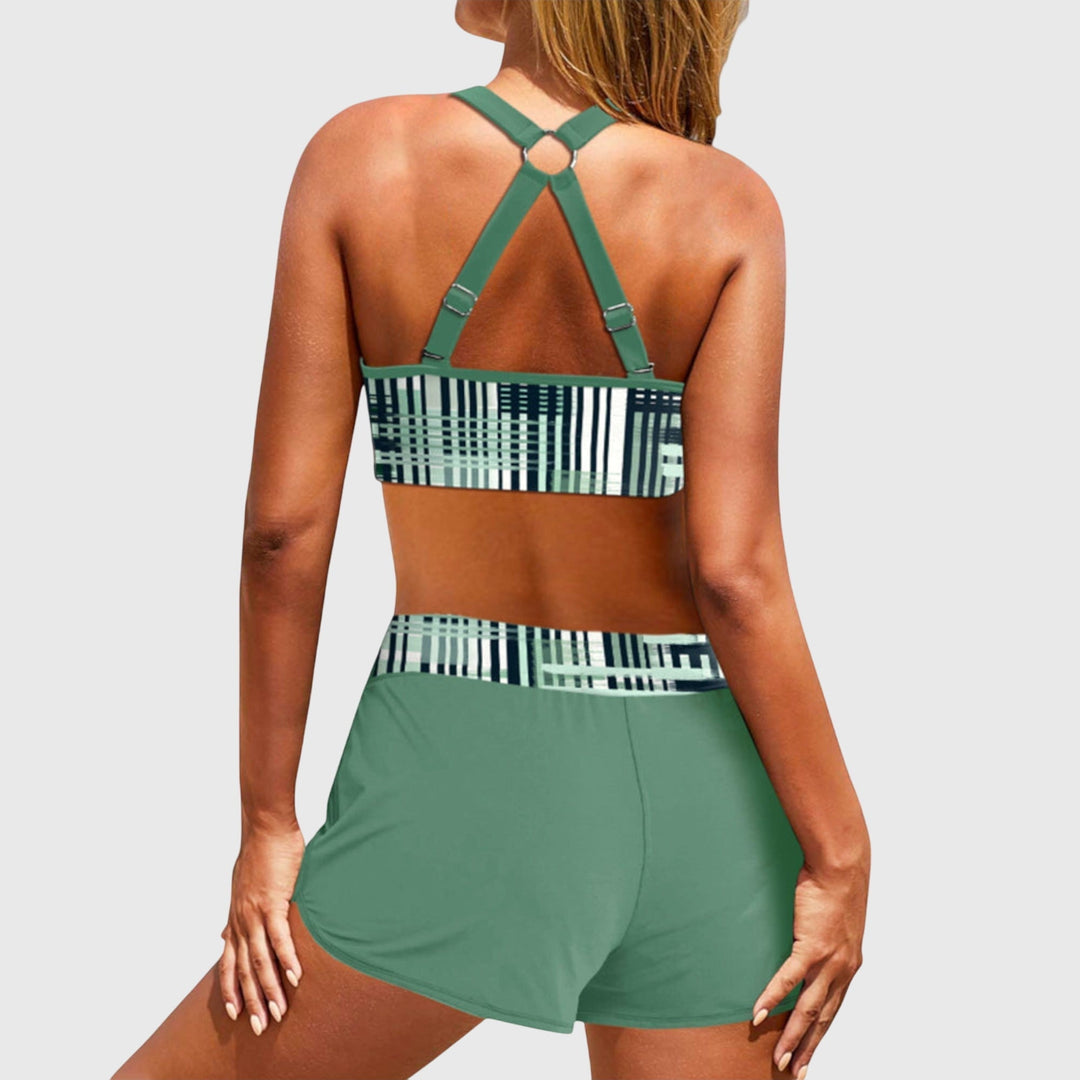 Janelle - Bikini a Vita Alta Righe