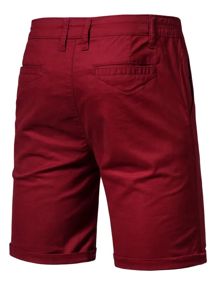 Pantaloni corti in cotone con tasche