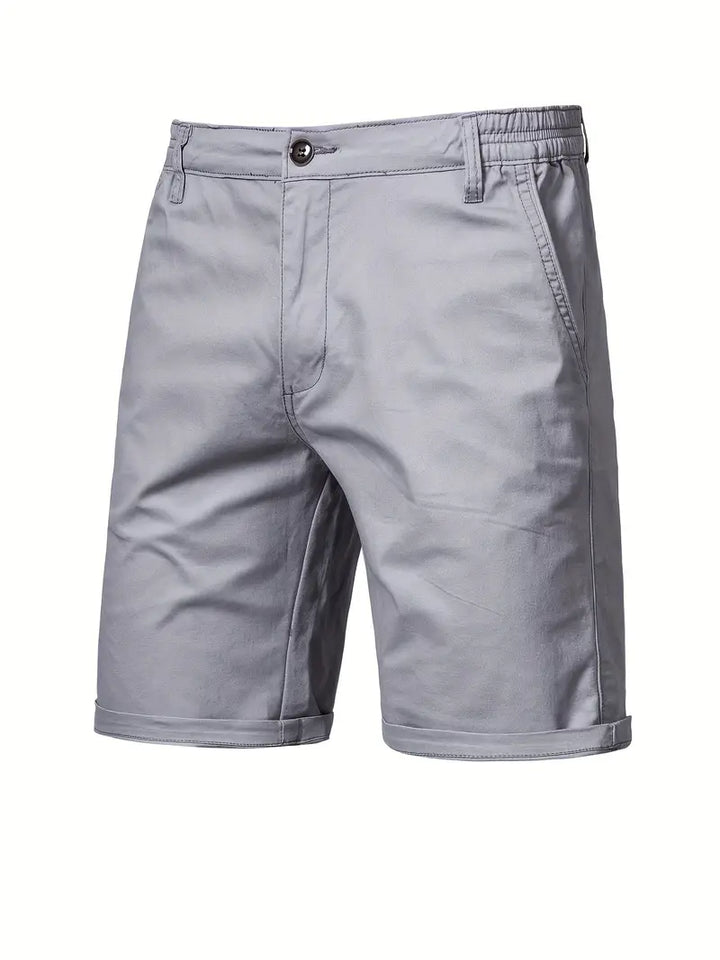 Pantaloni corti in cotone con tasche