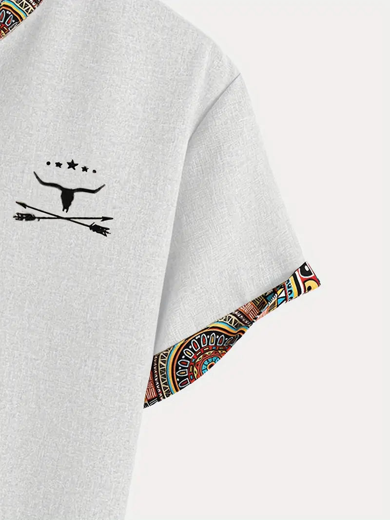 Camicia elegante a maniche corte