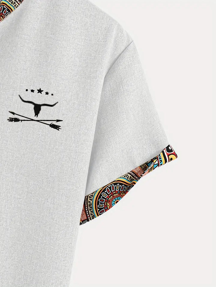 Camicia elegante a maniche corte
