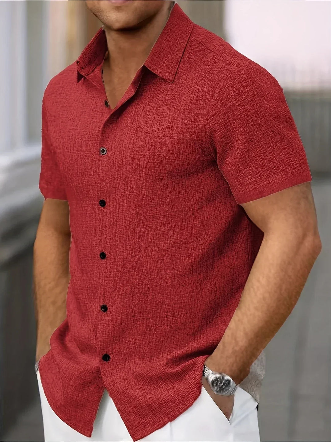 Lenoir | Camicia Elegante a Maniche Corte