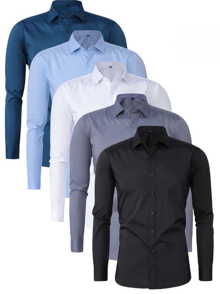 Camicia elegante a maniche lunghe con bottoni