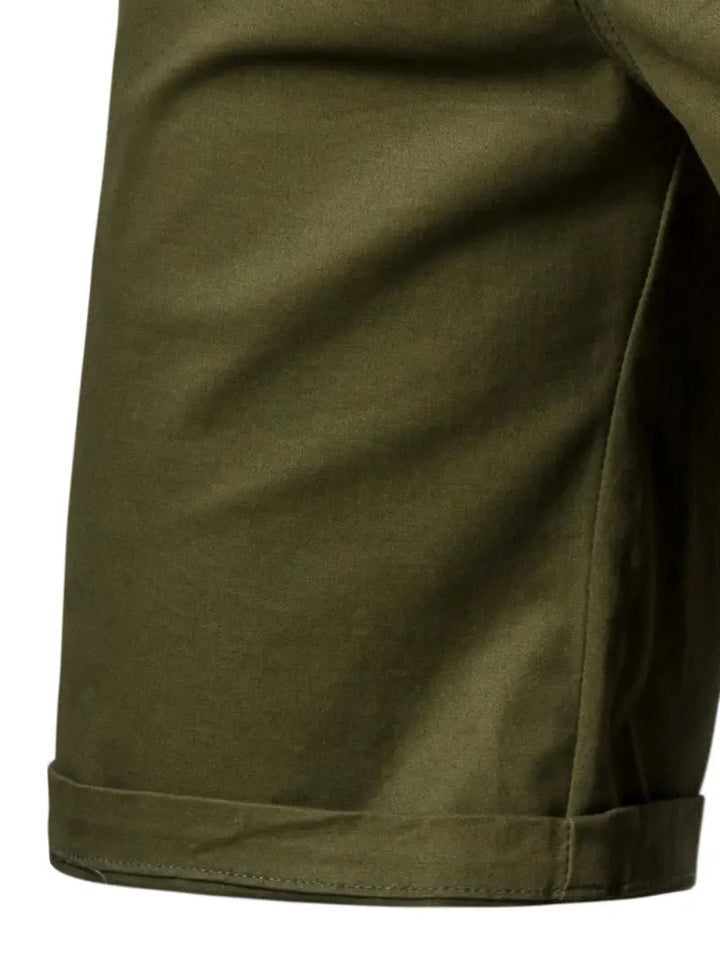 Pantaloni corti in cotone con tasche