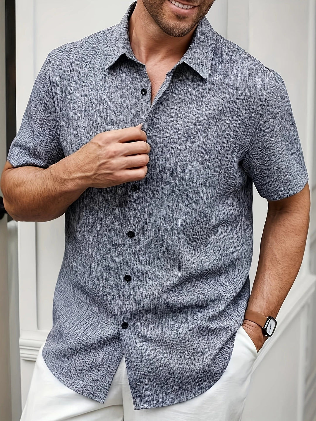 Lenoir | Camicia Elegante a Maniche Corte