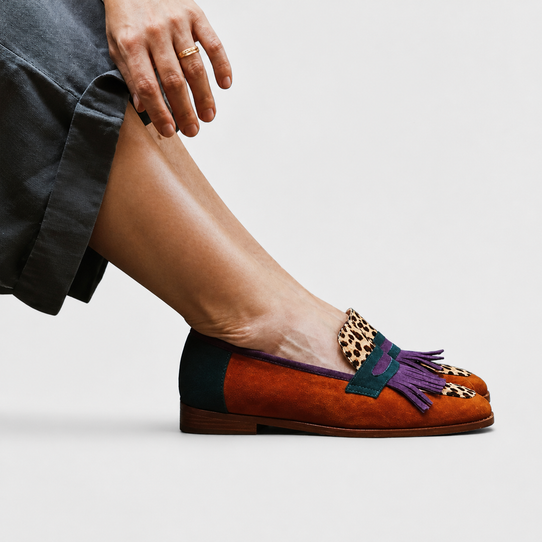 Fallon™ | Mocassino Marrone Leopardo