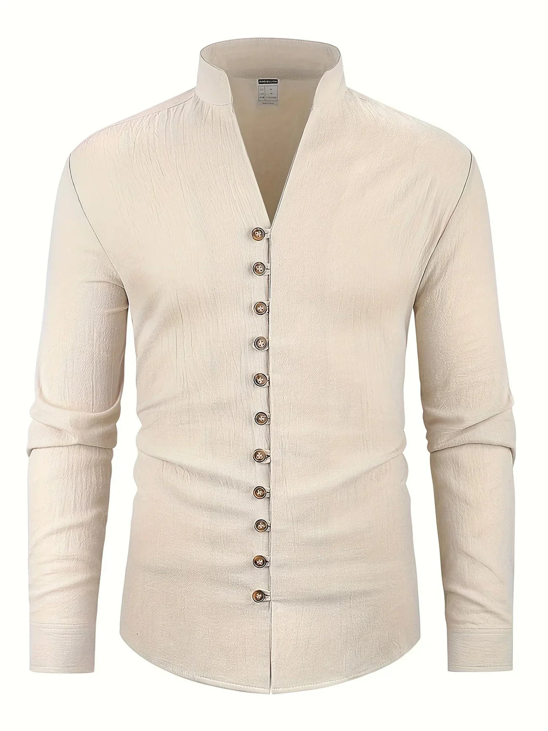 Camicia leggera in cotone a maniche lunghe