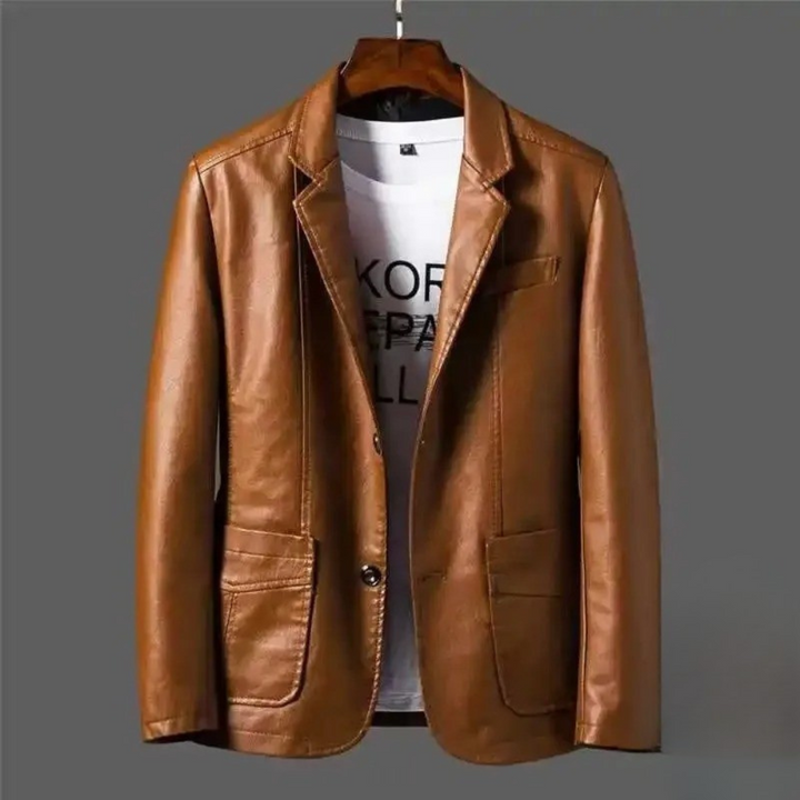 Giacca in pelle premium