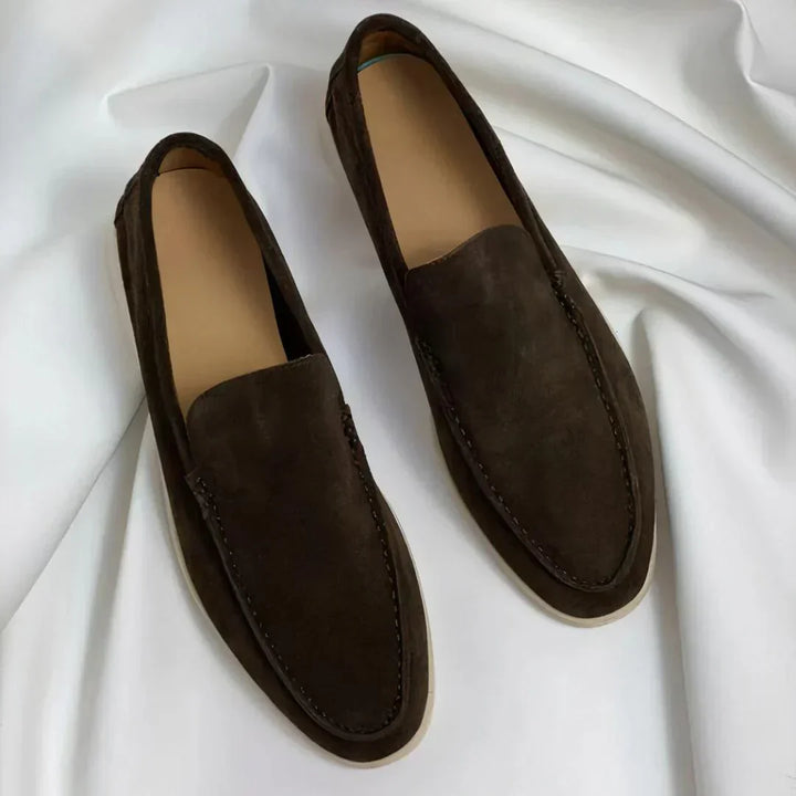 Mocassini eleganti in suede