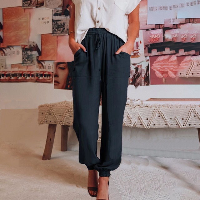 Kaeli – Pantaloni Eleganti con Coulisse