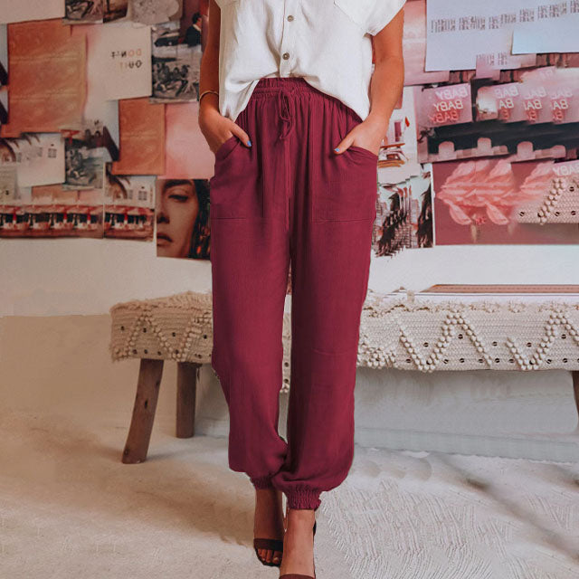 Kaeli – Pantaloni Eleganti con Coulisse