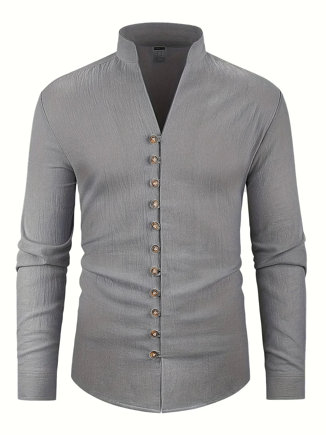 Camicia leggera in cotone a maniche lunghe