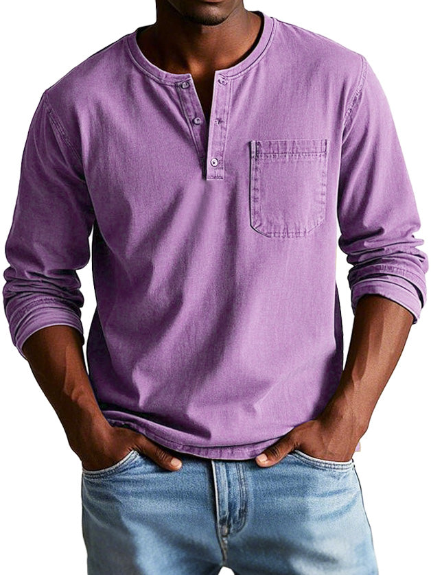 Camicia Vintage a Maniche Lunghe