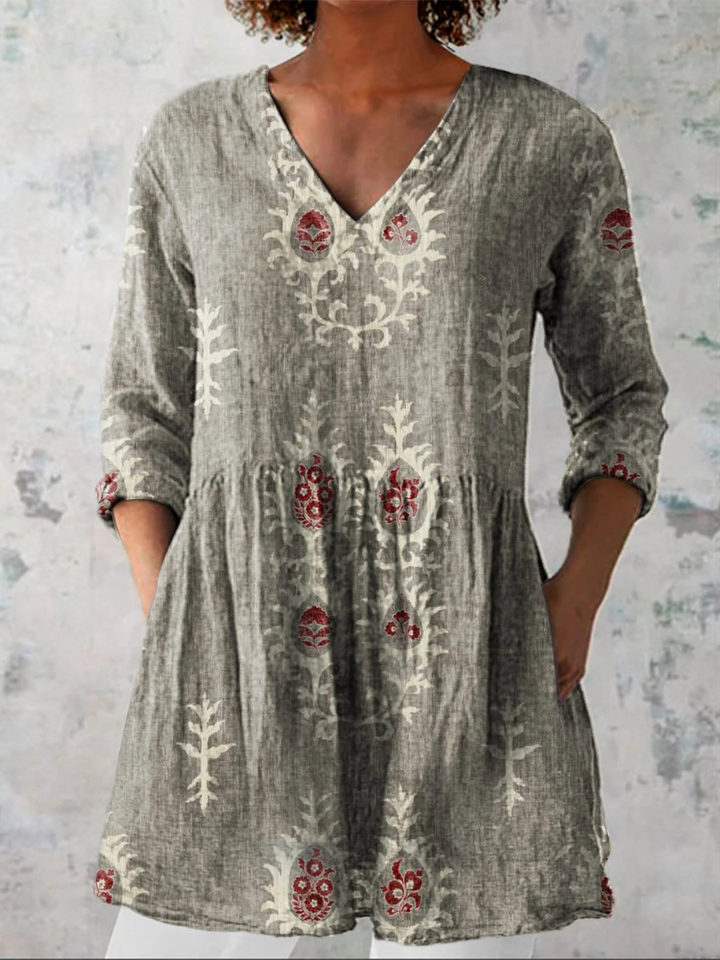 Maeve | Blusa lunga con scollatura a V