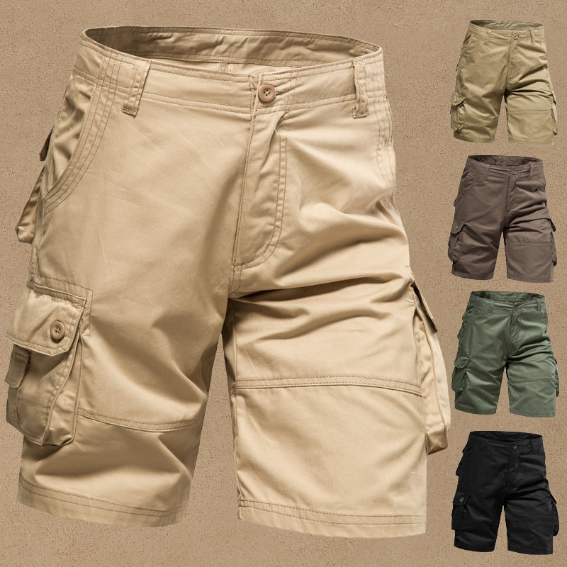 Pantaloni corti estivi comodi con molteplici tasche