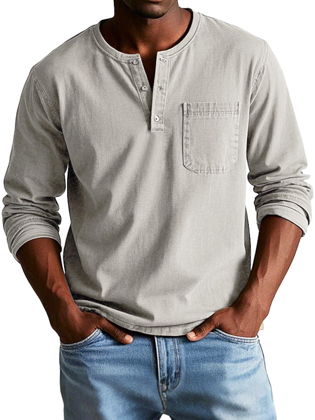 Camicia Vintage a Maniche Lunghe