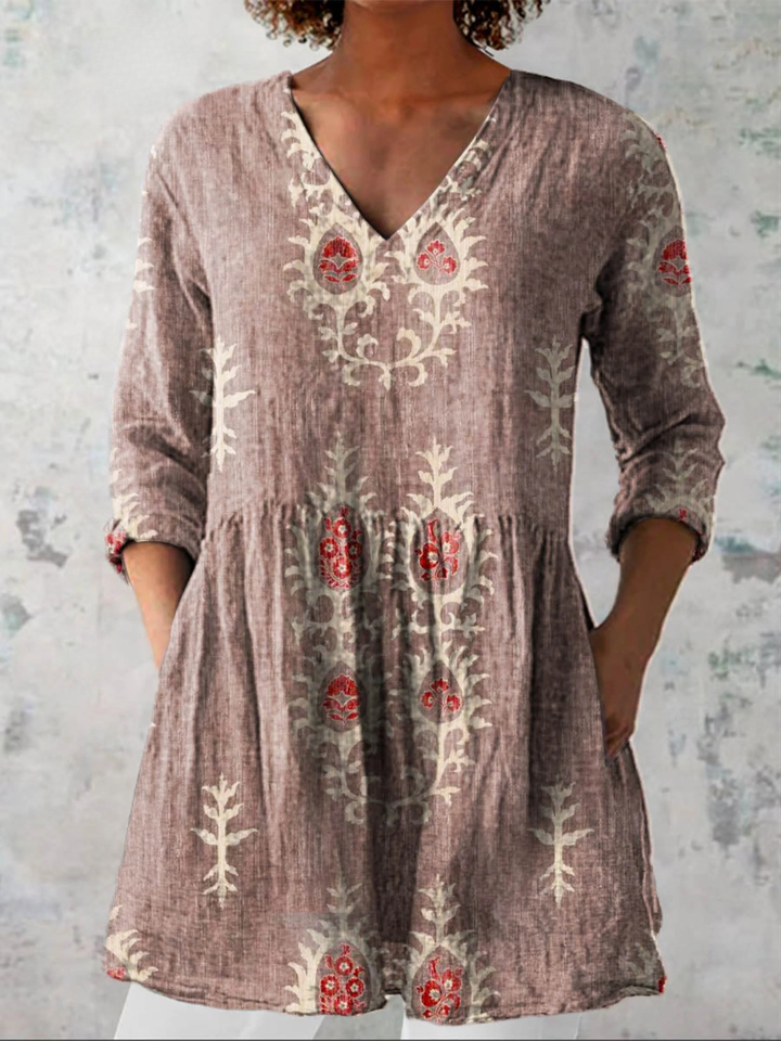 Maeve | Blusa lunga con scollatura a V