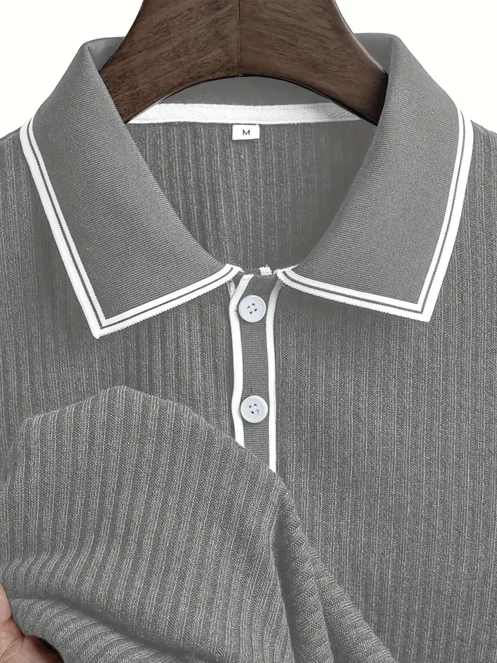 Polo elegante a maniche corte