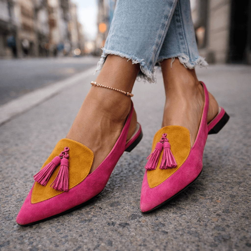 Vivannah | Slingback a Punta con Nappine Maculate