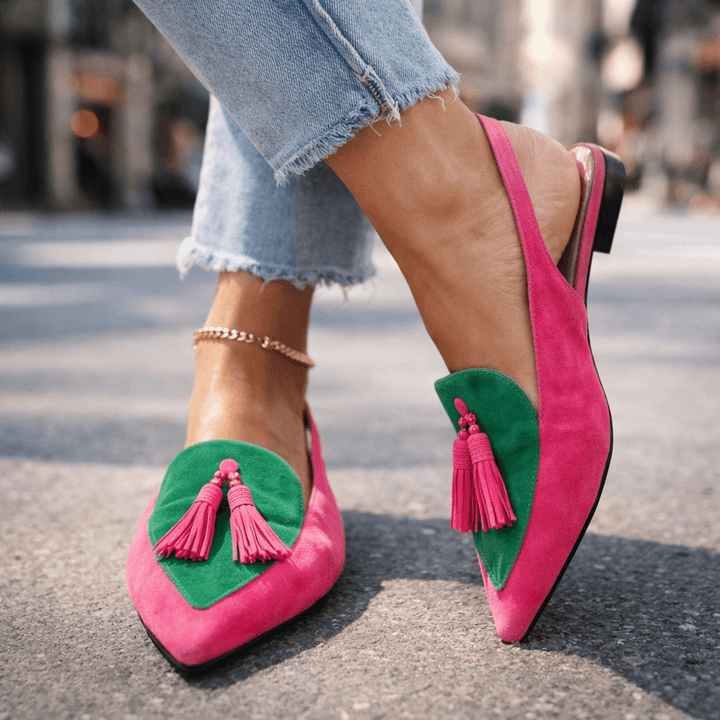 Vivannah | Slingback a Punta con Nappine Maculate