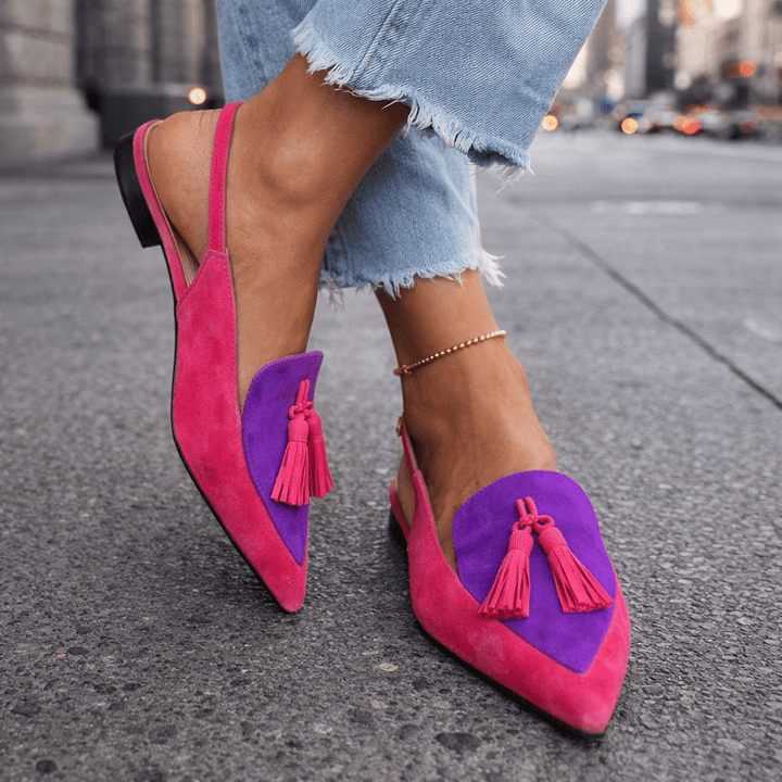 Vivannah | Slingback a Punta con Nappine Maculate