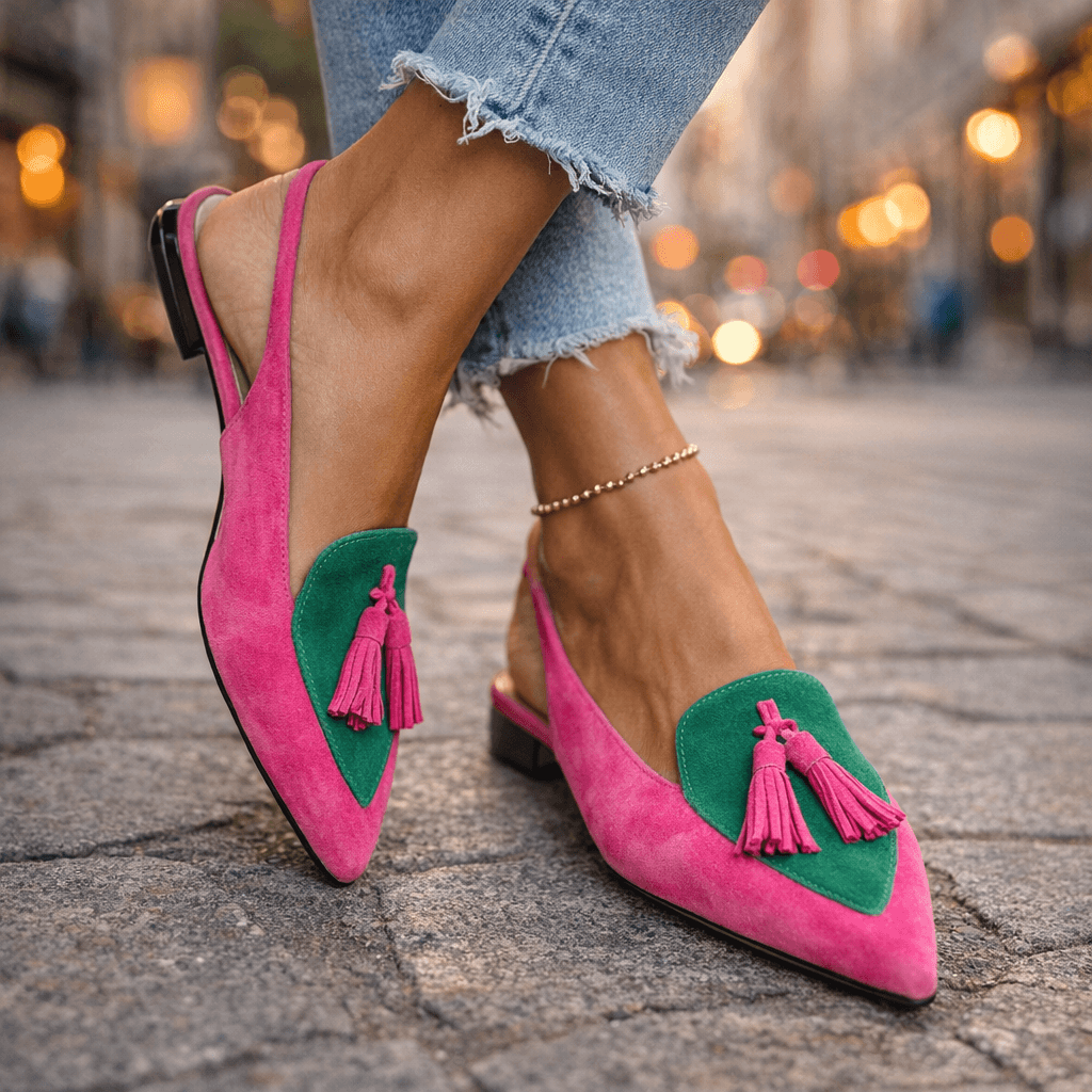 Vivannah | Slingback a Punta con Nappine Maculate