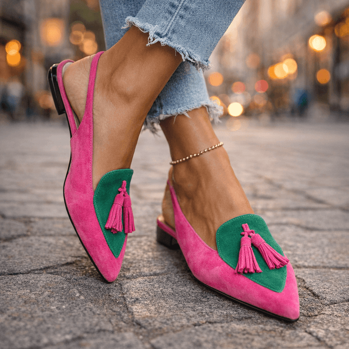 Vivannah | Slingback a Punta con Nappine Maculate