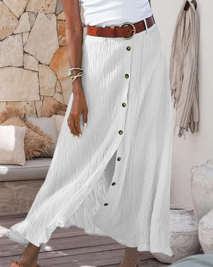 Syndy - Gonna Fluttuante con Bottoni