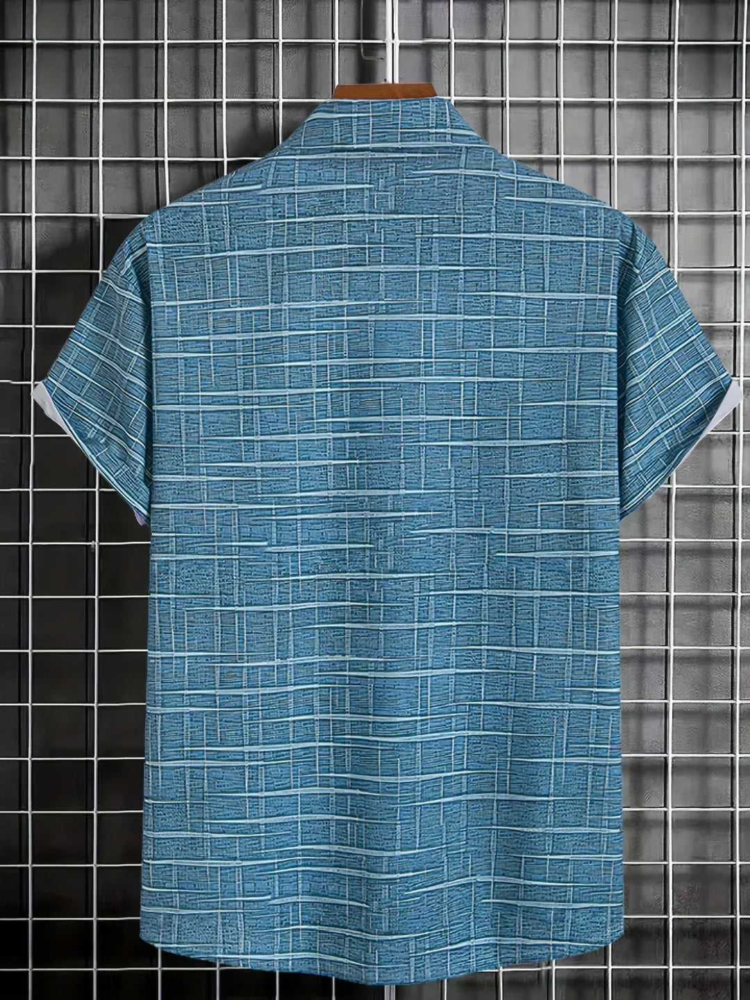 Camicia elegante a righe e quadri