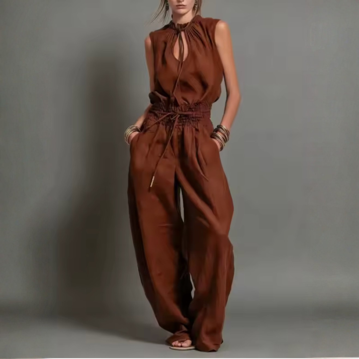Elariah | Tuta Elegante a Gamba Larga