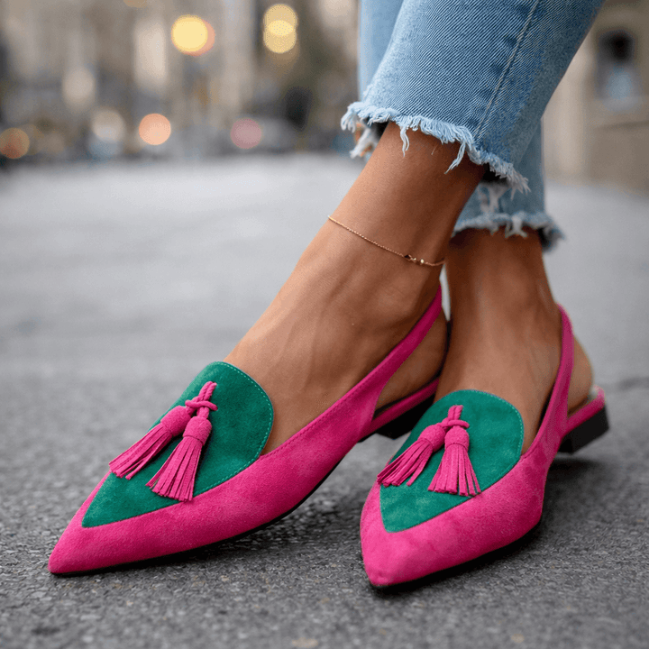 Vivannah | Slingback a Punta con Nappine Maculate