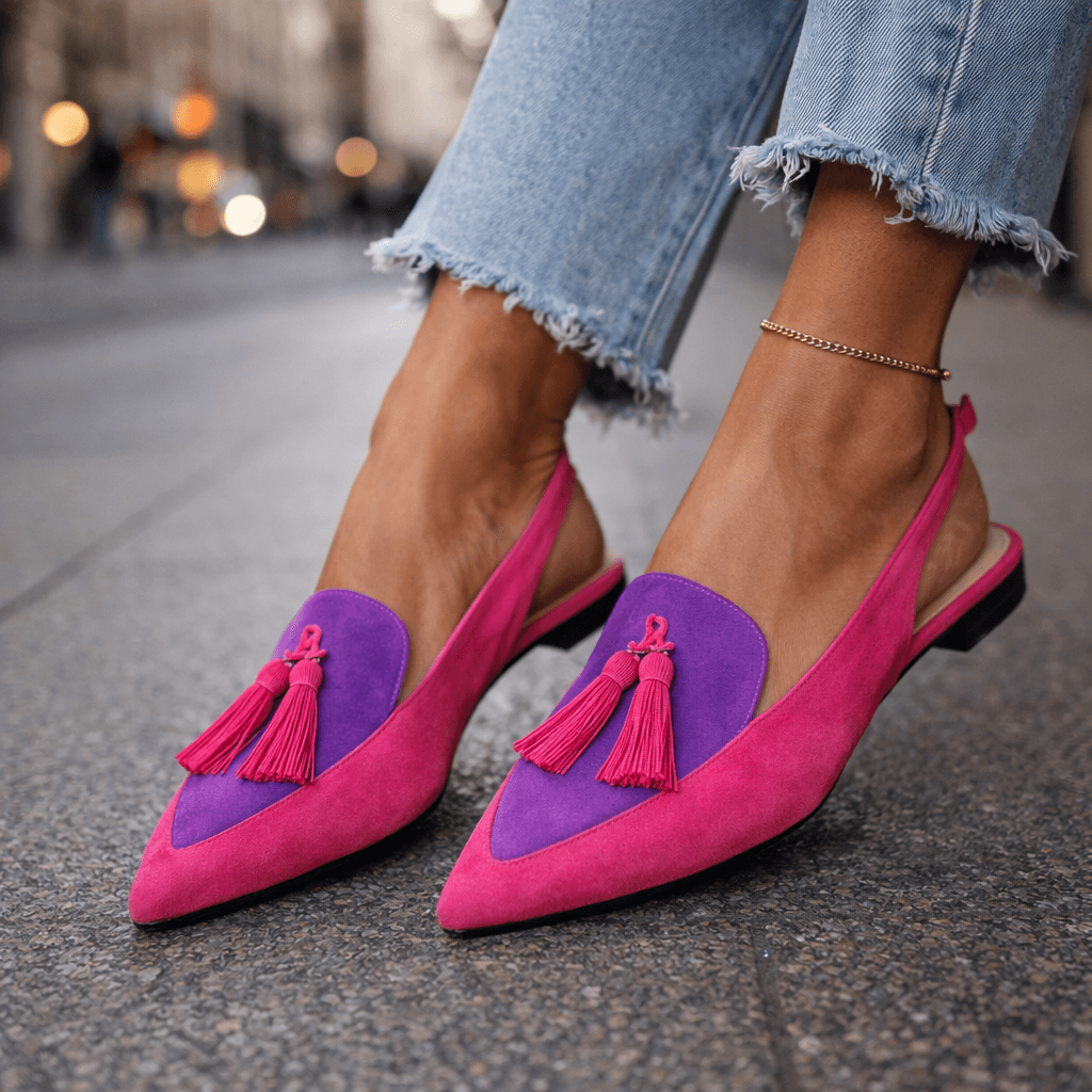 Vivannah | Slingback a Punta con Nappine Maculate