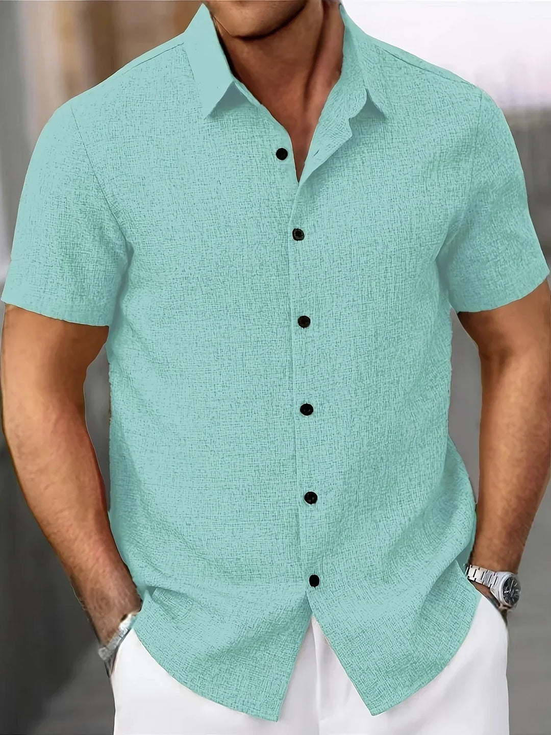 Lenoir | Camicia Elegante a Maniche Corte