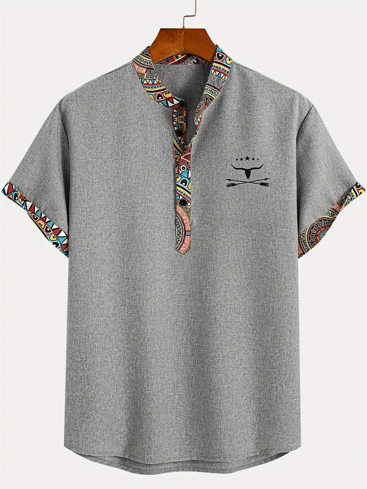Camicia elegante a maniche corte