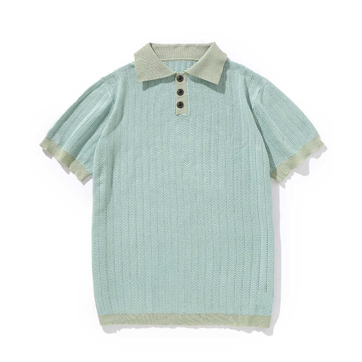 Polo lavorato a maglia