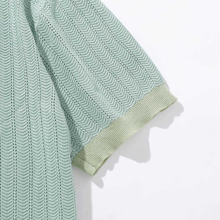 Polo lavorato a maglia