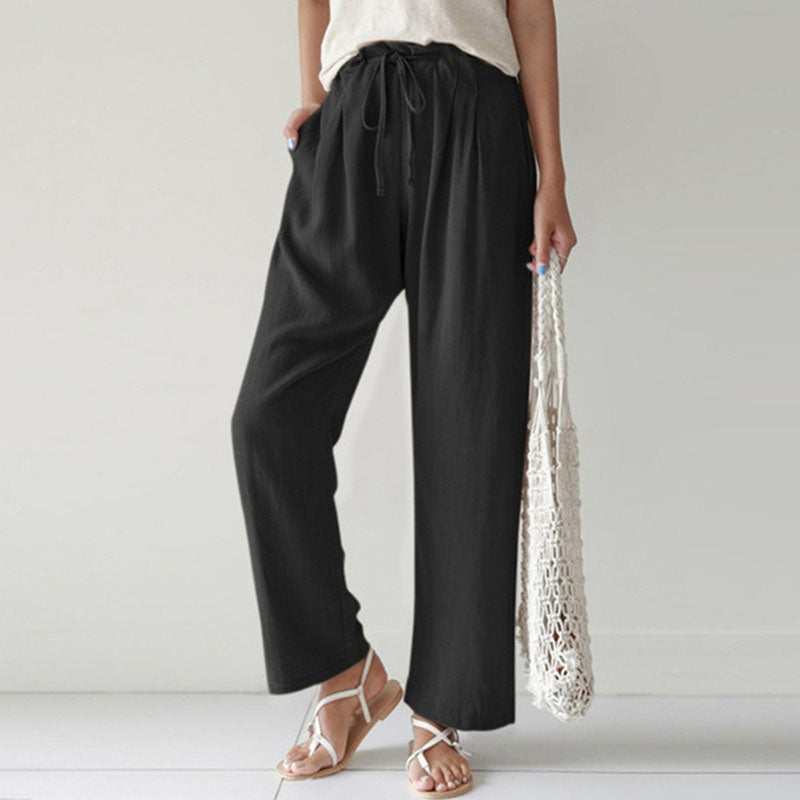 Vara - Pantaloni Relaxed Fit con Coulisse