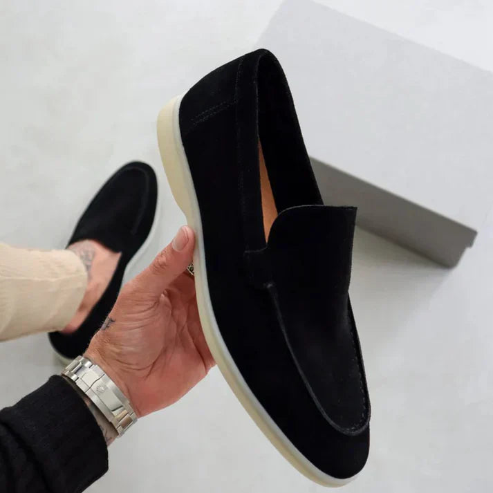 Mocassini eleganti in suede