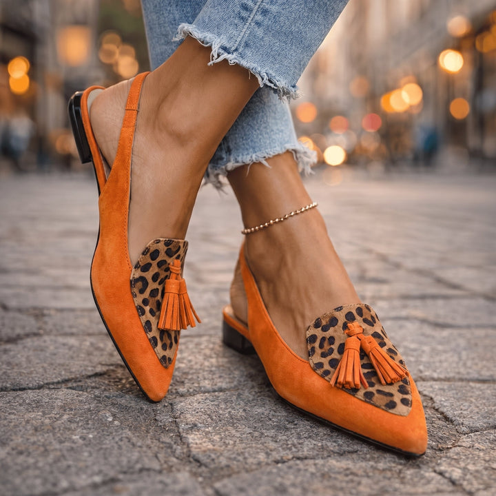 Vivannah | Slingback a Punta con Nappine Maculate